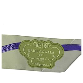 Hermès-Écharpe en soie Brides de Gala Twilly rose Hermès-Rose