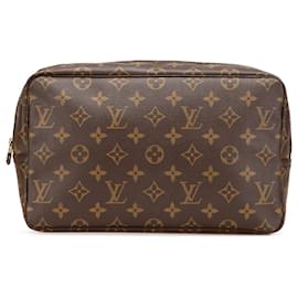 Louis Vuitton-Louis Vuitton Trousse Toilette 28 Marrom Monograma-Marrom