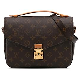 Louis Vuitton-Pochette Metis Monograma Marrom Louis Vuitton-Marrom