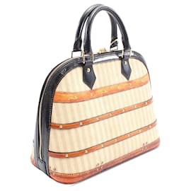 Louis Vuitton-Baú do tempo Alma PM em lona transformada marrom Louis Vuitton-Marrom,Bege