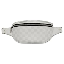 Louis Vuitton-Bumbag Campus Damier Infini Branco Louis Vuitton-Branco