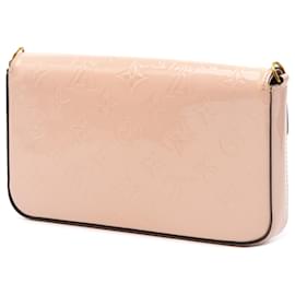 Louis Vuitton-Pochette Felicie Vernis Monogram Rosa Louis Vuitton-Rosa
