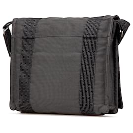 Hermès-Sac messager PM Fourre Tout Hermès gris-Marron