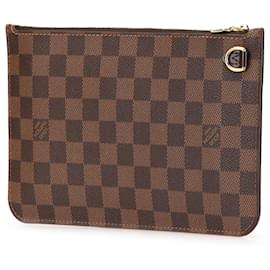 Louis Vuitton-Poche MM Neverfull Damier Ebene Marrom Louis Vuitton-Marrom