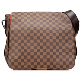 Louis Vuitton-Louis Vuitton Marrom Damier Ébène Bastille-Marrom