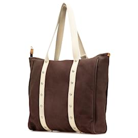 Louis Vuitton-Louis Vuitton Brown Antigua Cabas GM-Brown,Dark brown