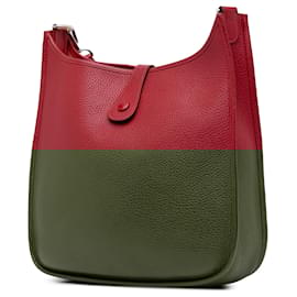 Hermès-Hermès Rouge Togo Evelyne I GM-Rouge
