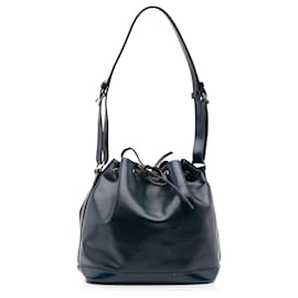 Louis Vuitton-Louis Vuitton Petit Noé em Epi Azul-Azul,Azul marinho