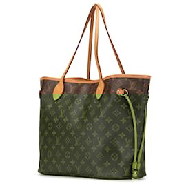 Louis Vuitton-Louis Vuitton Brown Monogram Neverfull MM-Brown