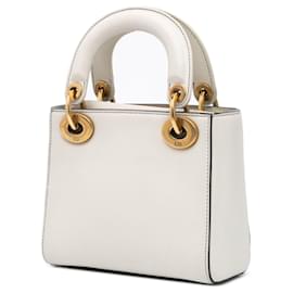 Dior-Dior White Limited Edition Niki De Saint Phalle Mini Calfskin Dragon Lady Dior-White
