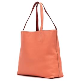 Hermès-Hermès Rose Clemence Double Sens 36-Rose