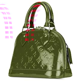 Louis Vuitton-Louis Vuitton Vernis Alma BB Vermelho-Vermelho