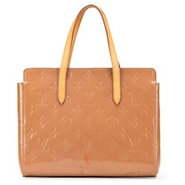 Louis Vuitton-Louis Vuitton Marrom Monograma Vernis Catalina BB-Marrom