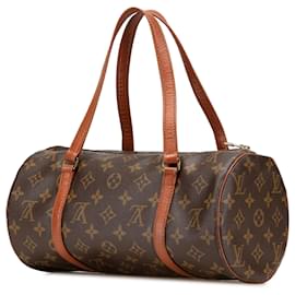 Louis Vuitton-Louis Vuitton Monograma Marrom Papillon 30-Marrom