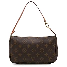 Louis Vuitton-Pochette Acessórios Monograma Marrom Louis Vuitton-Marrom
