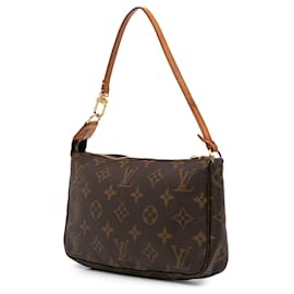 Louis Vuitton-Pochette Acessórios Monograma Marrom Louis Vuitton-Marrom