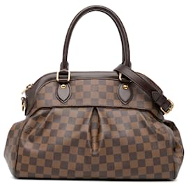 Louis Vuitton-Louis Vuitton Marrom Damier Ebene Trevi PM-Marrom