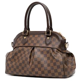 Louis Vuitton-Louis Vuitton Marrom Damier Ebene Trevi PM-Marrom