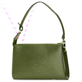 Louis Vuitton-Pochette Acessórios Epi Vermelha Louis Vuitton-Vermelho