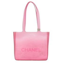 Chanel-Chanel Pink Rubber Handbag-Pink