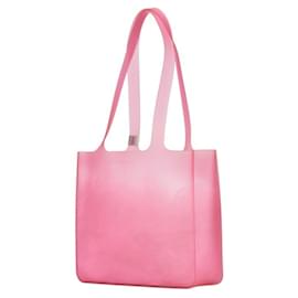 Chanel-Chanel Pink Rubber Handbag-Pink