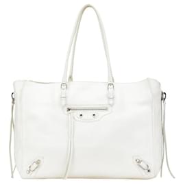 Balenciaga-Balenciaga Paper B4 Tote Bag-White