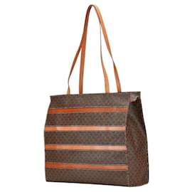 Céline-Celine Macadam Handbag Tote Bag-Brown