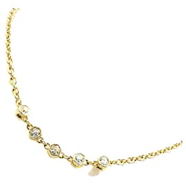 Chanel-Chanel Rhinestone Necklace-Golden
