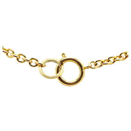 Chanel-Chanel Rhinestone Necklace-Golden