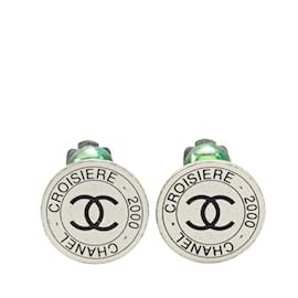 Chanel-Chanel Coco Mark 2000 Croisiere Earrings-Silvery