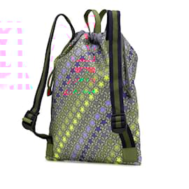 Gucci-Gucci GG Supreme Star Sherry Line Backpack-Pink,Multiple colors