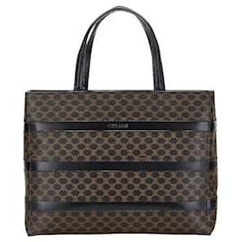 Céline-Celine Macadam Handbag Tote Bag-Black