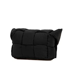 Bottega Veneta-Bottega Veneta Mini Cassette Shoulder Bag-Black