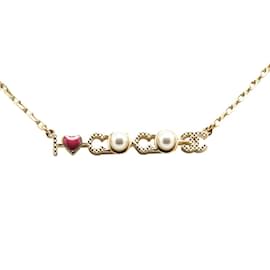 Chanel-Chanel I LOVE COCO Coco Mark Necklace-Golden