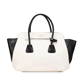 Prada-Prada Bicolor Tote Bag BN2611-Black,White