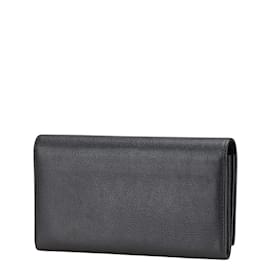 Saint Laurent-Saint Laurent YSL Long Wallet-Black