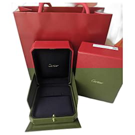 Cartier-Large Creole Earrings Vertical Display Box with Paper Bag-Red