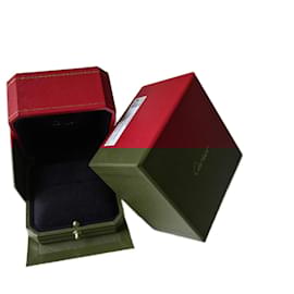Cartier-Love Trinity JUC Fine Shank Ring Inner and Outer Box Paper Bag-Red