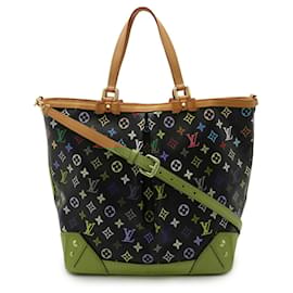 Louis Vuitton-Louis Vuitton Monogram Multicolor Charlene GM Tote Bag-Black