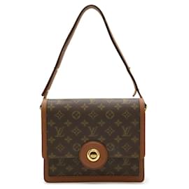Louis Vuitton-Bolsa de Ombro Raspail Monograma Louis Vuitton-Marrom