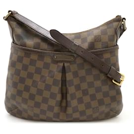Louis Vuitton-Bolsa de Ombro Louis Vuitton Damier Bloomsbury PM-Marrom