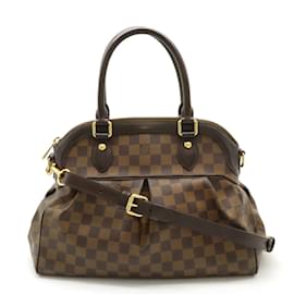 Louis Vuitton-Bolsa Louis Vuitton Damier Trevi PM-Marrom
