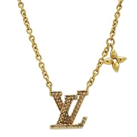 Louis Vuitton-Pendente de colar icônico Louis Vuitton LV-Dourado
