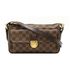 Louis Vuitton-Bolsa de Ombro Louis Vuitton Damier Ravello GM-Marrom