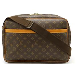 Louis Vuitton-Bolsa de Ombro Reporter 37 GM Monograma Louis Vuitton-Marrom