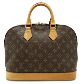 Louis Vuitton-Bolsa de mão Alma Monogram Louis Vuitton-Marrom,Monograma