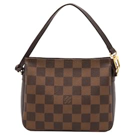Louis Vuitton-Bolsa de maquiagem Louis Vuitton Damier Truth-Marrom,Damier ebene
