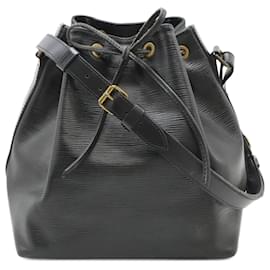 Louis Vuitton-Bolsa de Ombro Petit Noé Epi Louis Vuitton-Preto