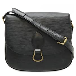 Louis Vuitton-Bolsa de Ombro Saint-Cloud Epi Louis Vuitton-Preto,Outro
