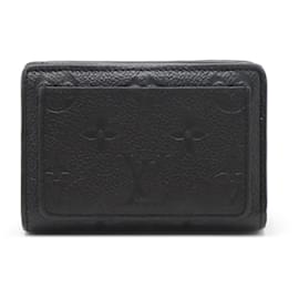 Louis Vuitton-Carteira Compacta Monogram Empreinte Louis Vuitton-Preto